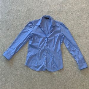 Express - Women’s blue button down